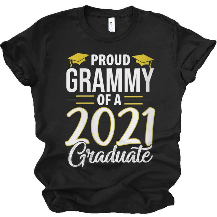 Proud Grammy Of A 2021 Graduate Graduation Clothes MBA PhD Unisex Jersey T-Shirt