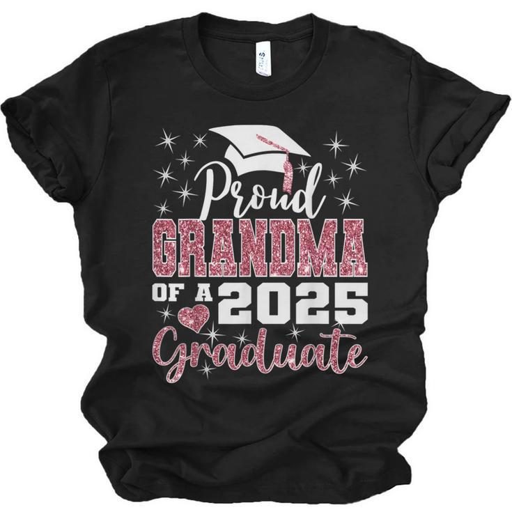Proud Grandma Of 2025 College Graduate Family Graduation Unisex Jersey T-Shirt