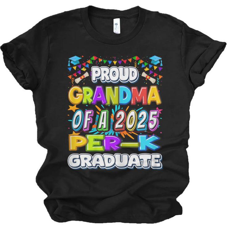 Proud GRANDMA Of a 2025 PRE-K Graduate -Graduation Unisex Jersey T-Shirt