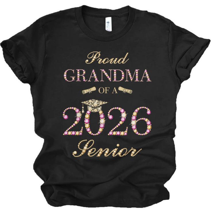 Proud Grandma Of A 2026 Senior Graduate Graduation Unisex Jersey T-Shirt