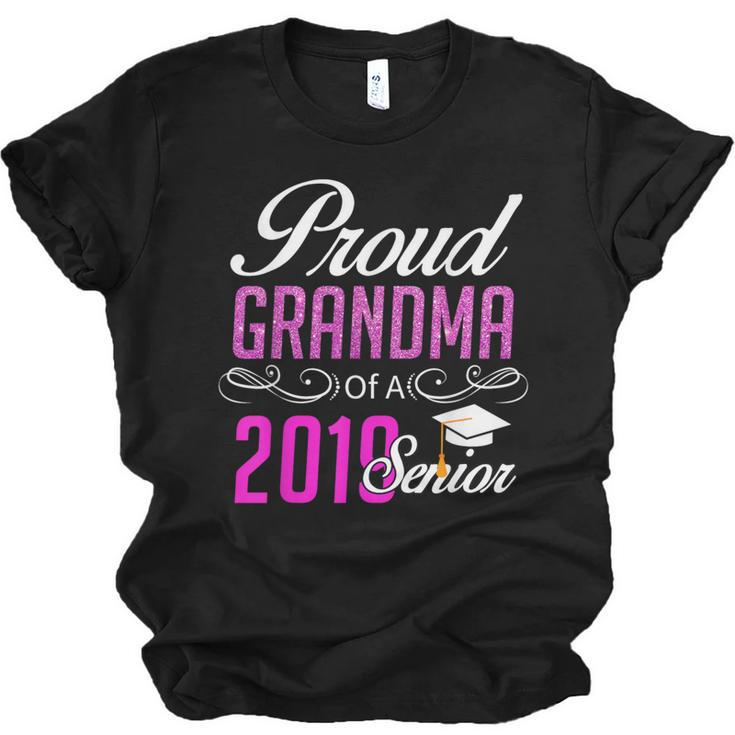 Proud GRANDMA Of A Class 2019 Senior Graduation Unisex Jersey T-Shirt