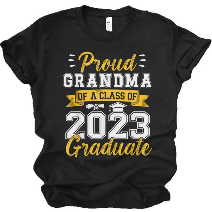 Proud Grandma Of a Class Of 2023 Graduate Senior Graduation Unisex Jersey T-Shirt
