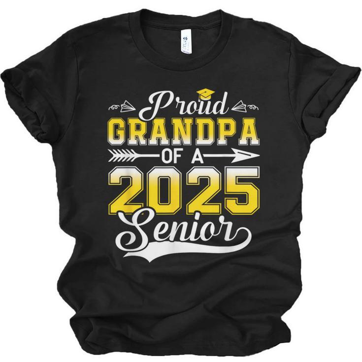 Proud Grandpa Of a 2025 Senior Graduate Graduation Unisex Jersey T-Shirt