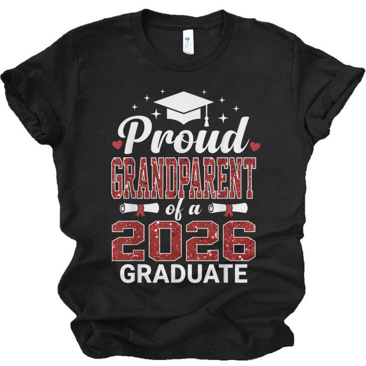 Proud Grandparent Of A 2026 Graduate Class Of Graduation Unisex Jersey T-Shirt