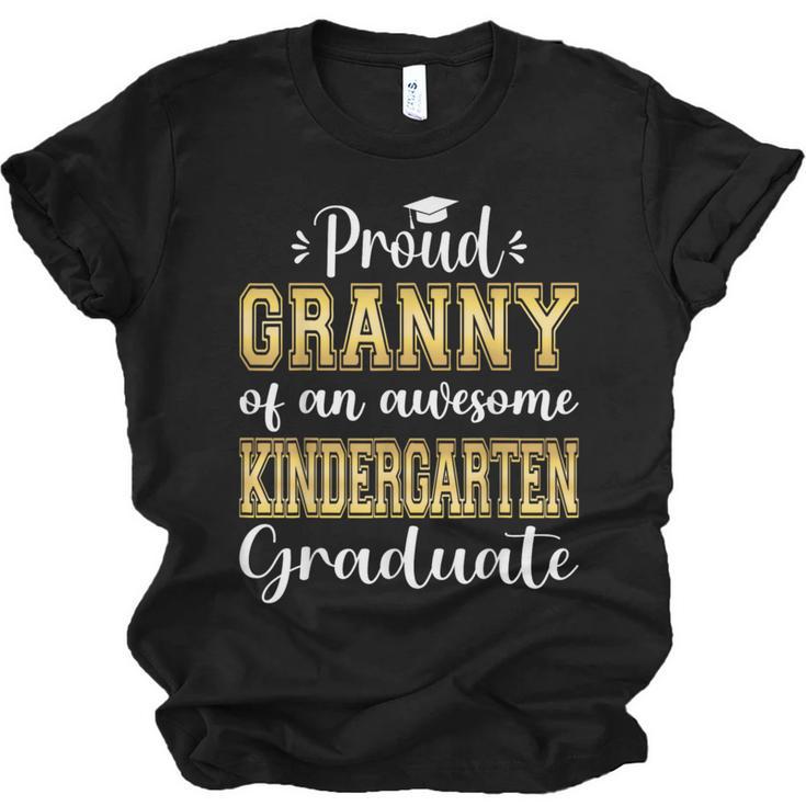Proud Granny Of Kindergarten Graduate 2024 Graduation Granny Unisex Jersey T-Shirt