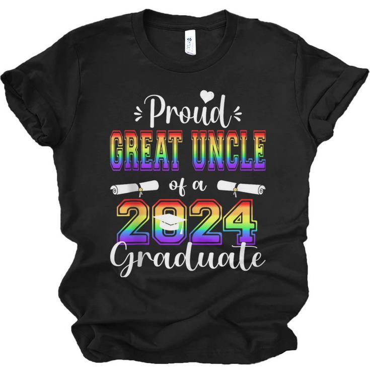 Proud Great Uncle Of 2024 Graduate Class 2024 Graduation Unisex Jersey T-Shirt