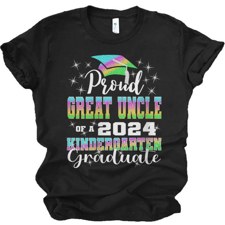 Proud Great Uncle Of Kindergarten Graduate 2024 Graduation Unisex Jersey T-Shirt
