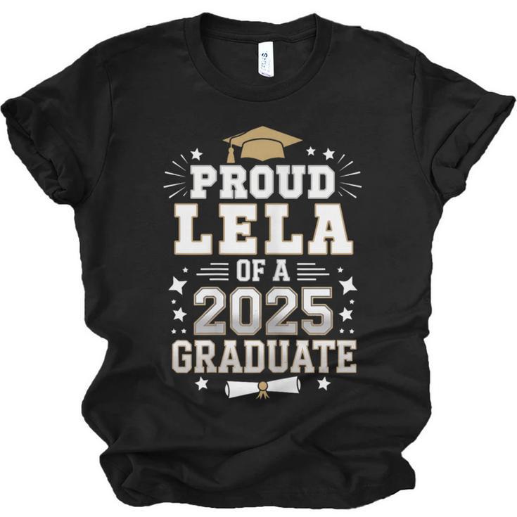 Proud Lela Of A Class Of 2025 Graduate Senior Graduation Unisex Jersey T-Shirt
