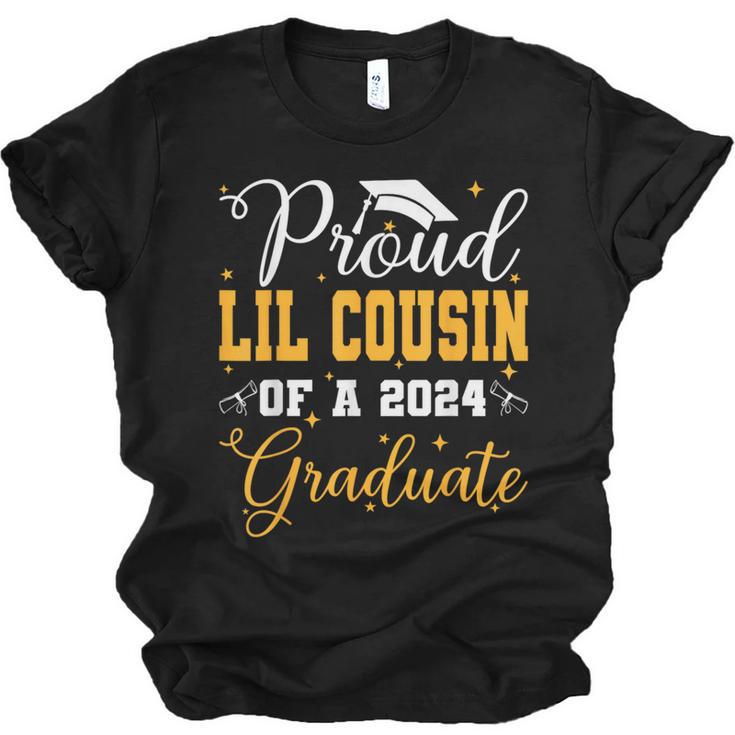 Proud Lil Cousin Of A Class 2024 Graduate Senior Graduation Unisex Jersey T-Shirt