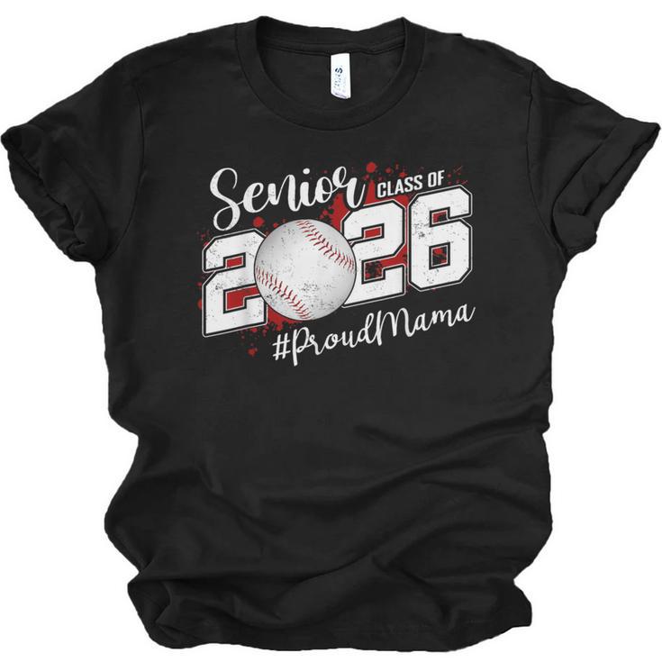 Proud Mama Of A 2026 Senior Baseball Graduation Mom Unisex Jersey T-Shirt