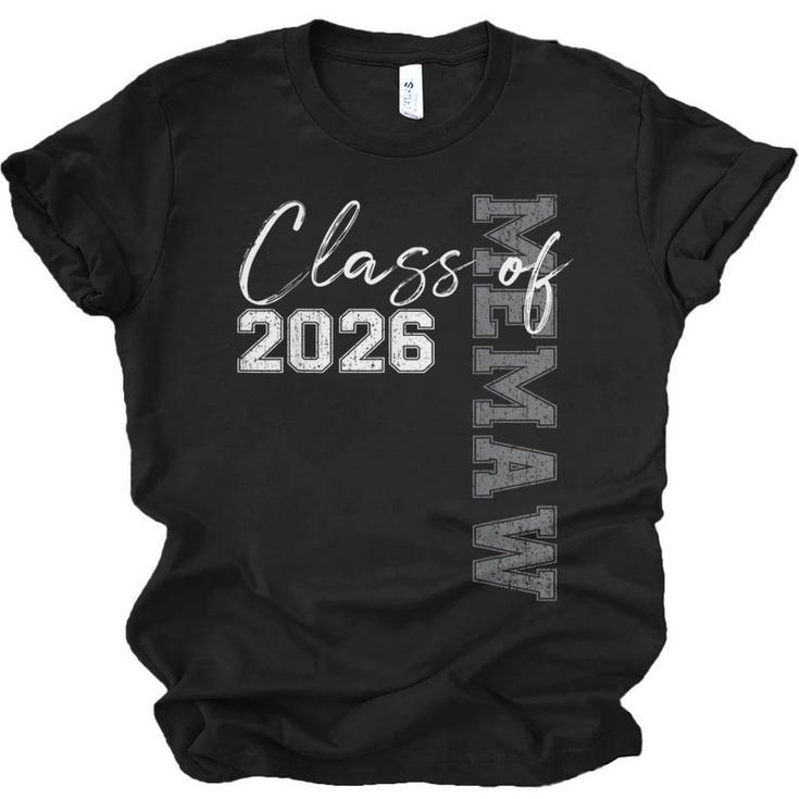 Proud Memaw Of A Class Of 2026 Graduate Senior 26 Graduation Unisex Jersey T-Shirt