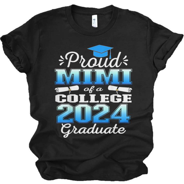 Proud Mimi Of 2024 College Graduate Family 24 Graduation Unisex Jersey T-Shirt