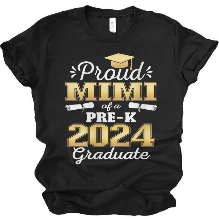 Proud Mimi Of Pre K School Graduate 2024 Graduation Mimi Unisex Jersey T-Shirt