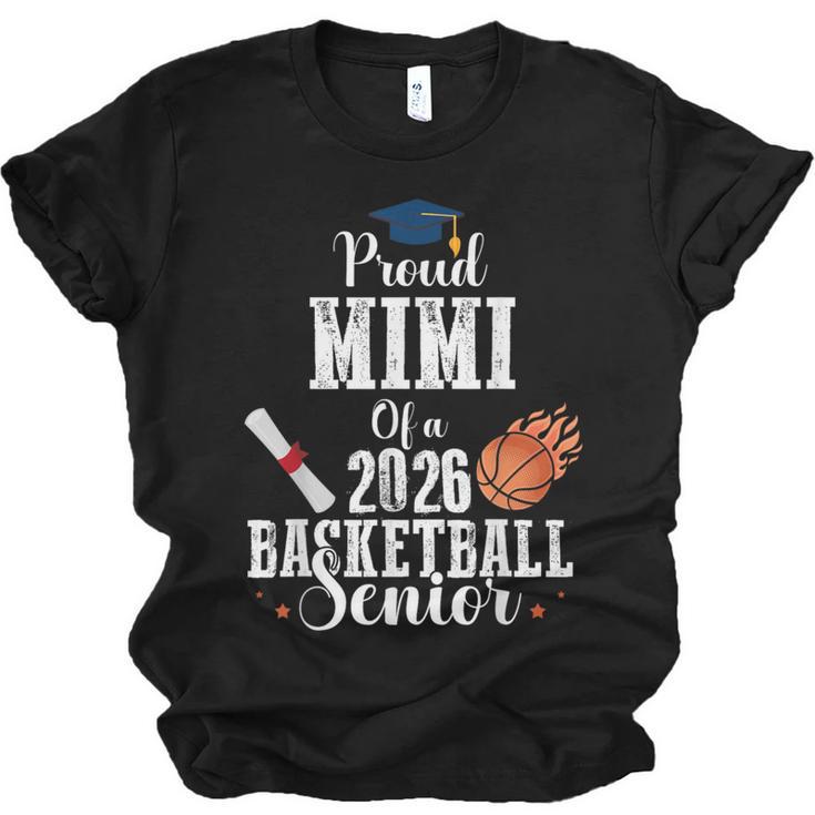Proud MIMI Of 2026 Basketball Senior Class Graduation Unisex Jersey T-Shirt