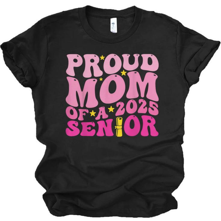 Proud Mom Of a 2025 Graduate Class Senior Graduation Mother Unisex Jersey T-Shirt