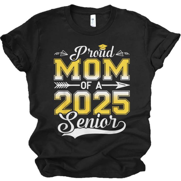 Proud Mom Of a 2025 Senior Graduate Graduation Unisex Jersey T-Shirt