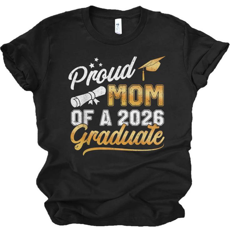 Proud Mom Of A Class Of 2026 Graduate Senior 2026 Graduation Unisex Jersey T-Shirt