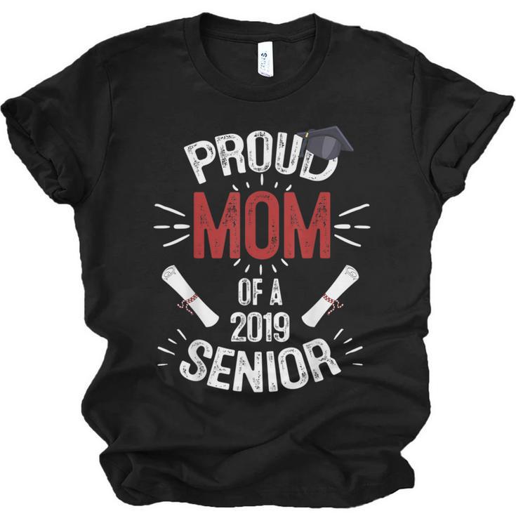 Proud Mom Mother Of a 2019 Graduate TShirt Graduation Unisex Jersey T-Shirt