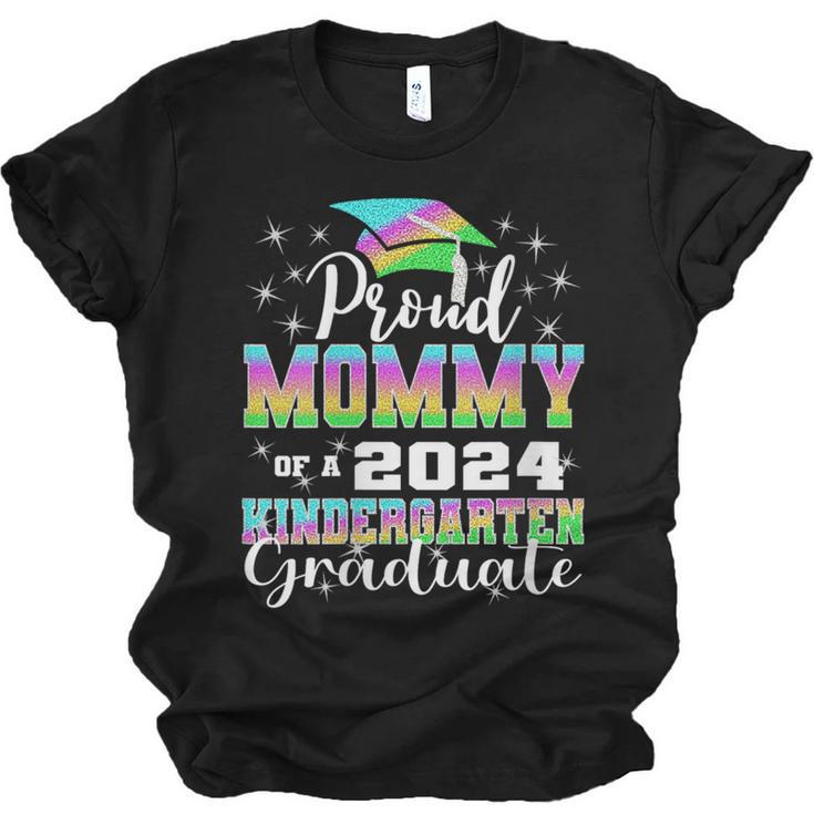 Proud Mommy Of Kindergarten Graduate 2024 Graduation Mommy Unisex Jersey T-Shirt