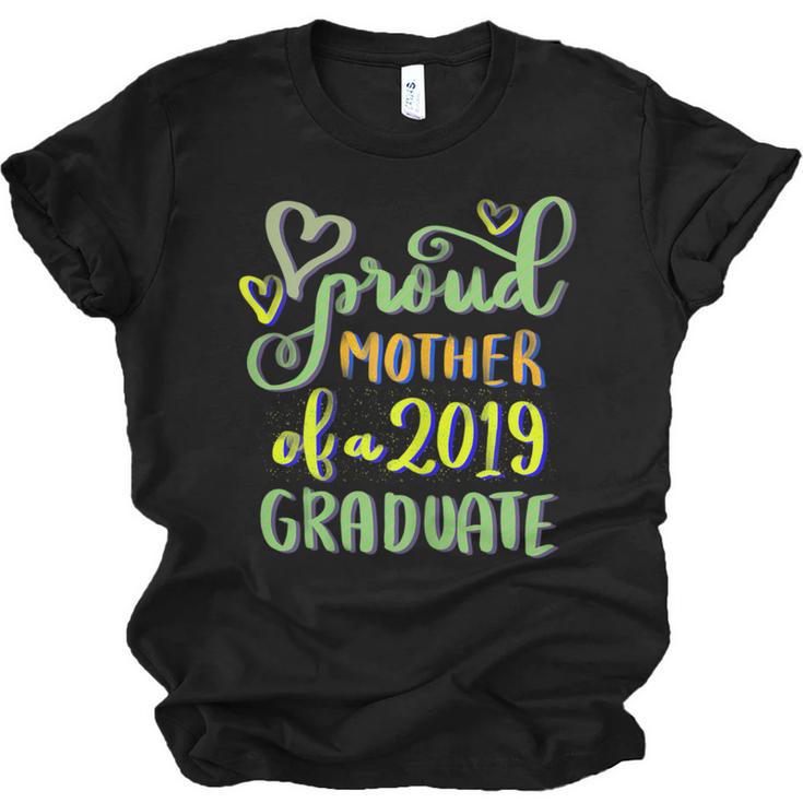 Proud Mother Of a 2019 Graduate Graduation T-Shirt Unisex Jersey T-Shirt