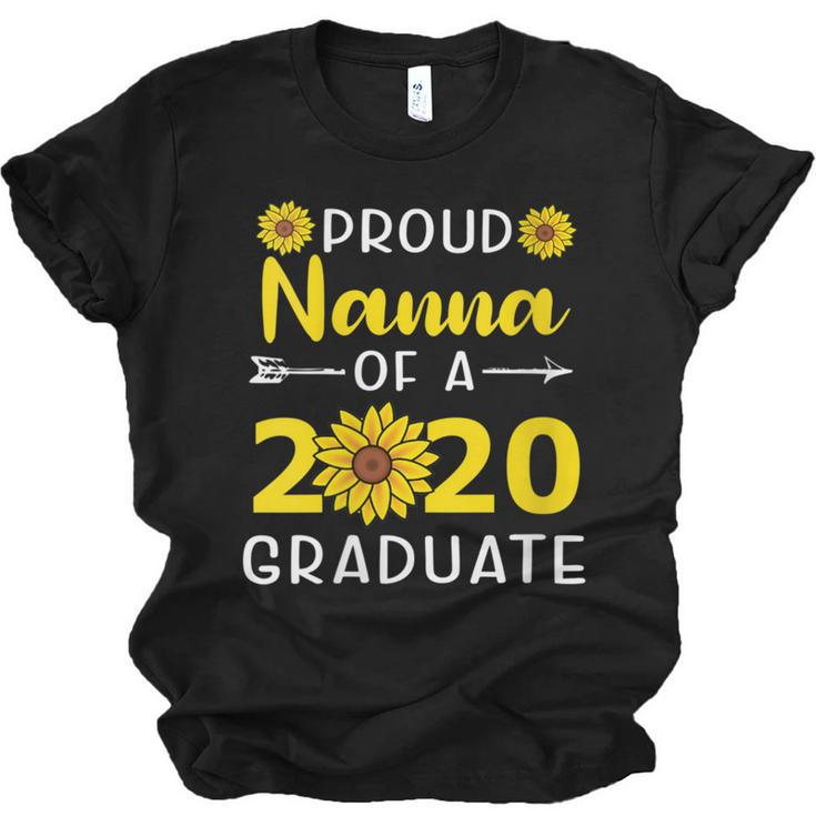 Proud Nanna Of 2020 Graduate Class Of 2020 Graduation Unisex Jersey T-Shirt