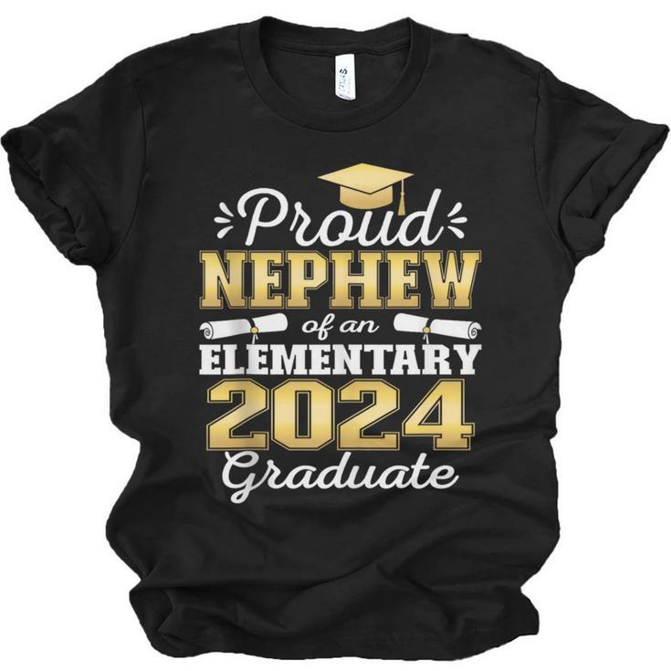 Proud Nephew Of 5th Grade Graduate 2024 Family Graduation Unisex Jersey T-Shirt