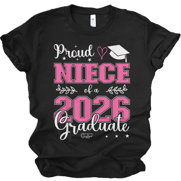 Proud Niece Of a Class Of 2026 Graduate For Graduation Unisex Jersey T-Shirt