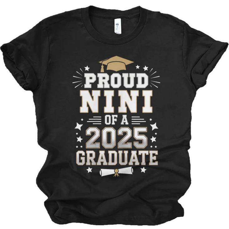 Proud Nini Of A Class Of 2025 Graduate Senior Graduation Unisex Jersey T-Shirt