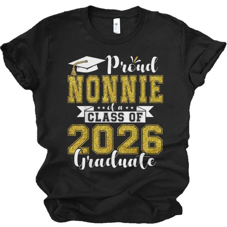 Proud Nonnie Of a Class Of 2026 Graduate Graduation 2026 Unisex Jersey T-Shirt