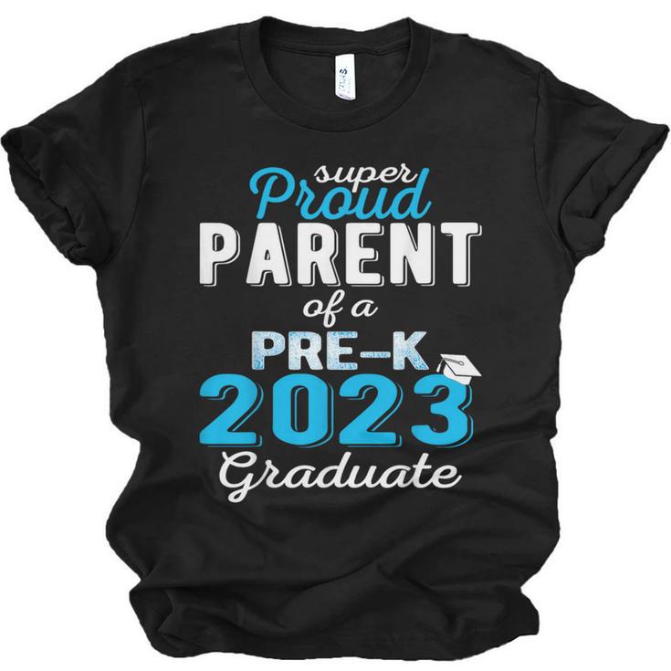 Proud Parent Of Pre K School Graduate 2023 Graduation Parent Unisex Jersey T-Shirt