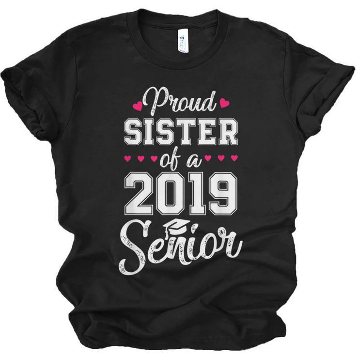 Proud Sister Of a 2019 Senior Graduation T Shirt Unisex Jersey T-Shirt