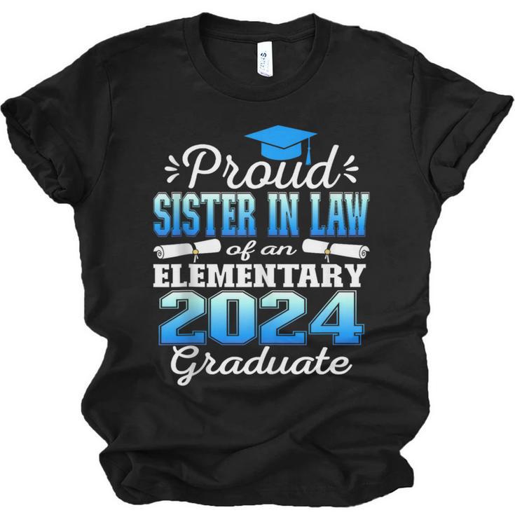 Proud Sister In Law Of 5th Grade Graduate 2024 Graduation Unisex Jersey T-Shirt