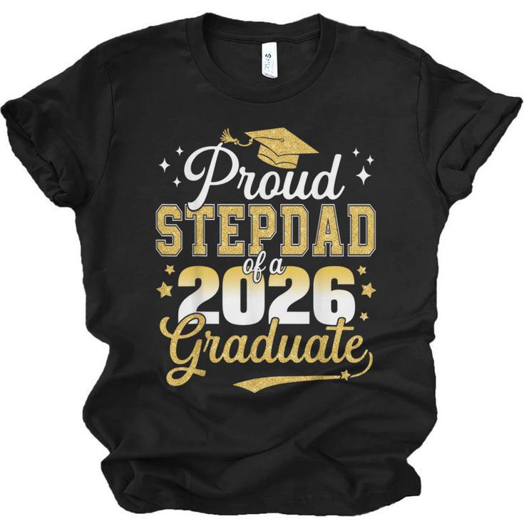 Proud Stepdad Of a Class Of 2026 Graduate Senior Graduation Unisex Jersey T-Shirt