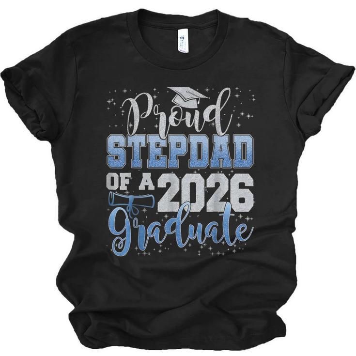 Proud Stepdad Of Senior 2026 Class Of 2026 Graduation Unisex Jersey T-Shirt