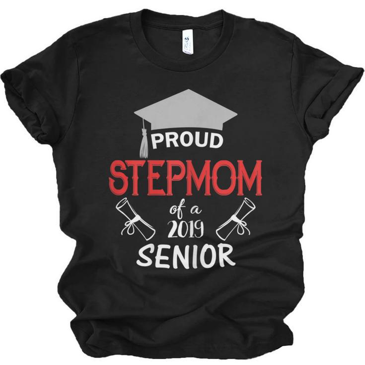 Proud Stepmom Of a 2019 Senior Graduation Family Unisex Jersey T-Shirt