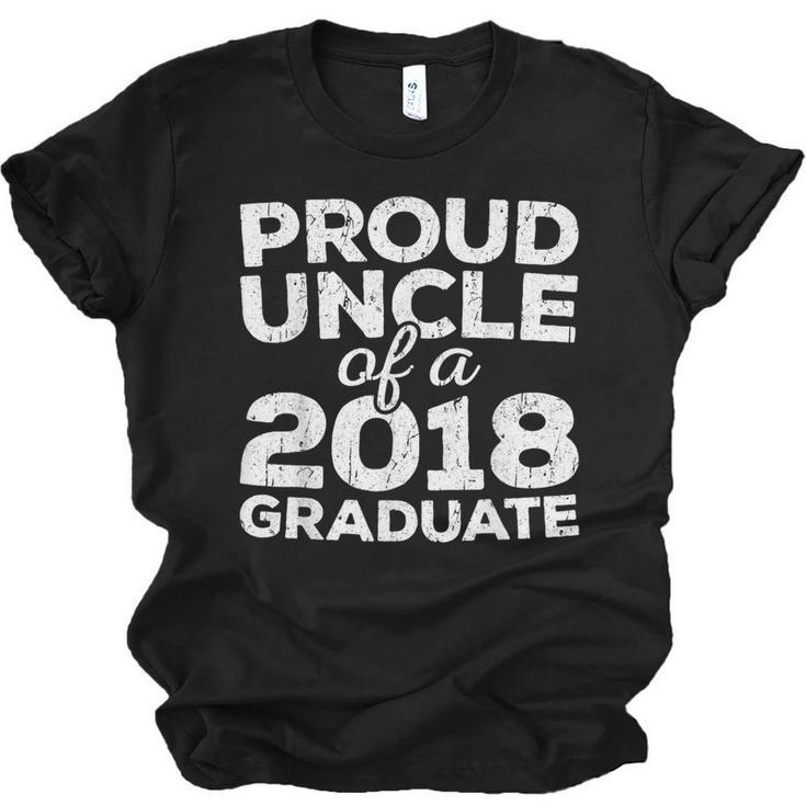 Proud Uncle Of A 2018 Graduate Graduation Unisex Jersey T-Shirt