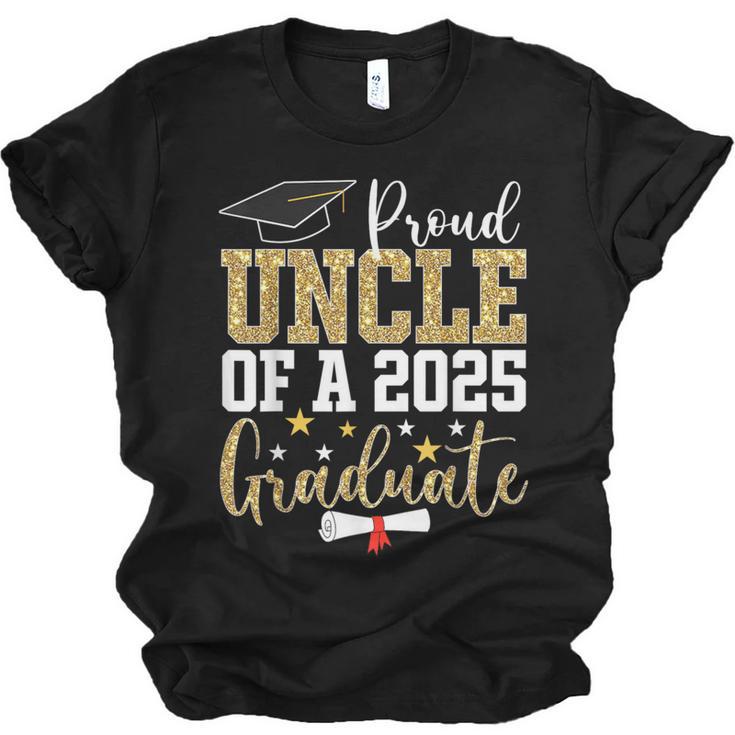 Proud Uncle Of A 2025 Graduate Uncle Graduation 2025 Unisex Jersey T-Shirt