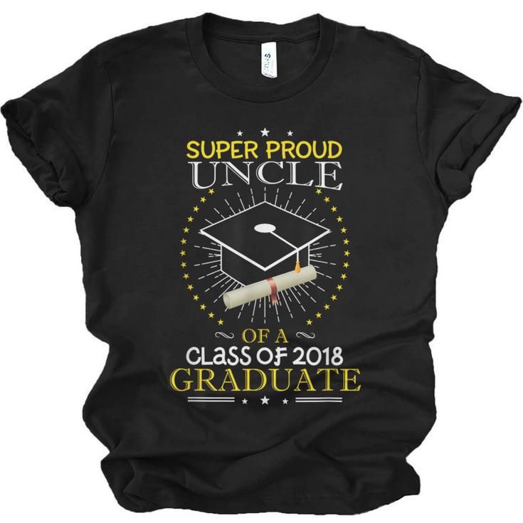Proud Uncle The Class Of 2018 Graduate Graduation Shirt S2 Unisex Jersey T-Shirt