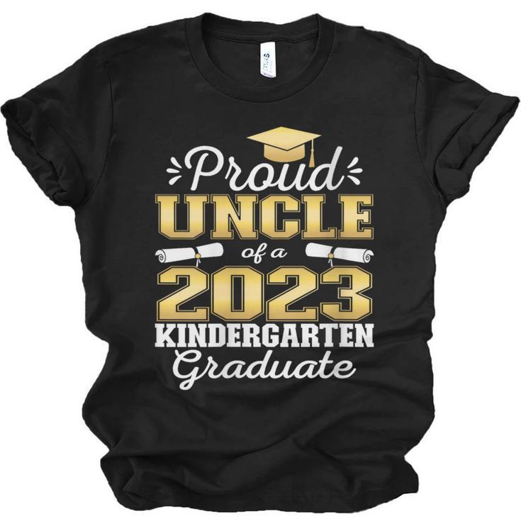 Proud Uncle Of Kindergarten Graduate 2023 Graduation Uncle Unisex Jersey T-Shirt