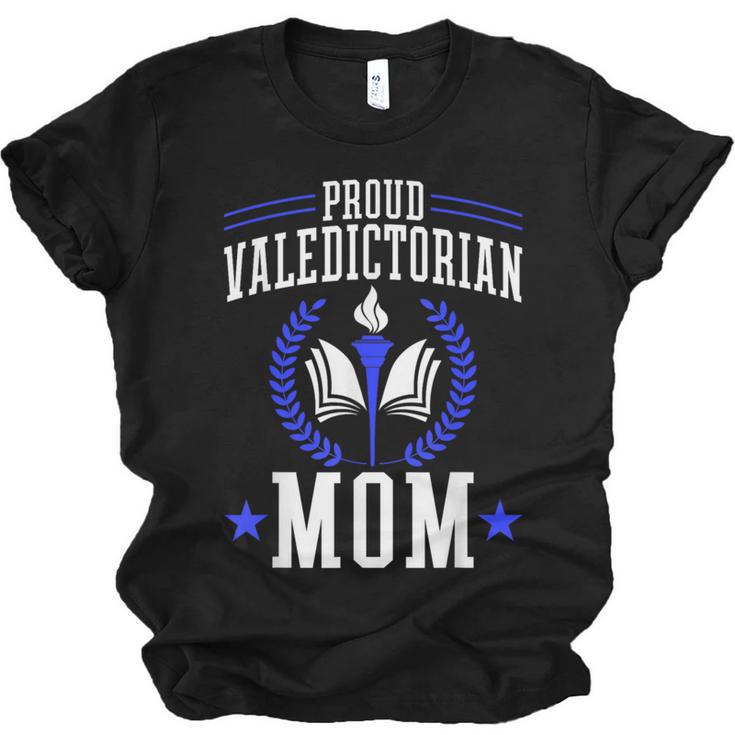 Proud Valedictorian Mom Graduation Grad Mom Class Of 2025 Unisex Jersey T-Shirt