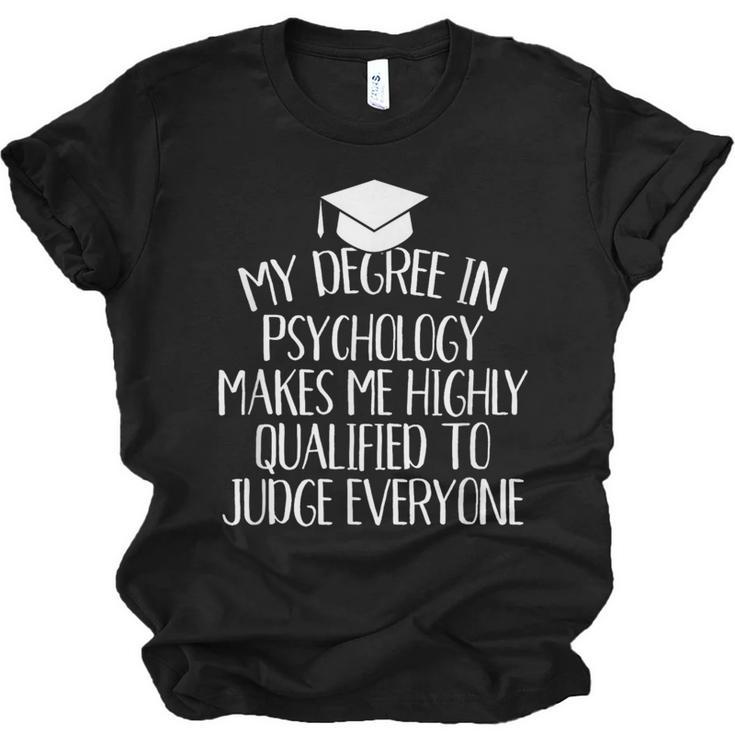 Psychology Major Graduation Unisex Jersey T-Shirt