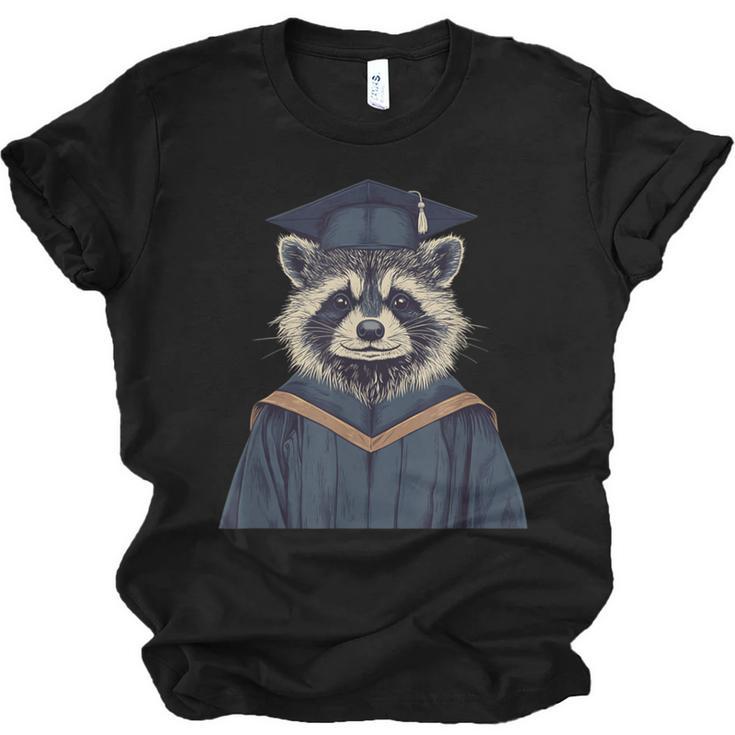 Raccoon Graduation Unisex Jersey T-Shirt