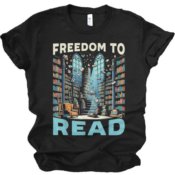 Read Banned Books Bookworm Book Lover Reading Literature Unisex Jersey T-Shirt