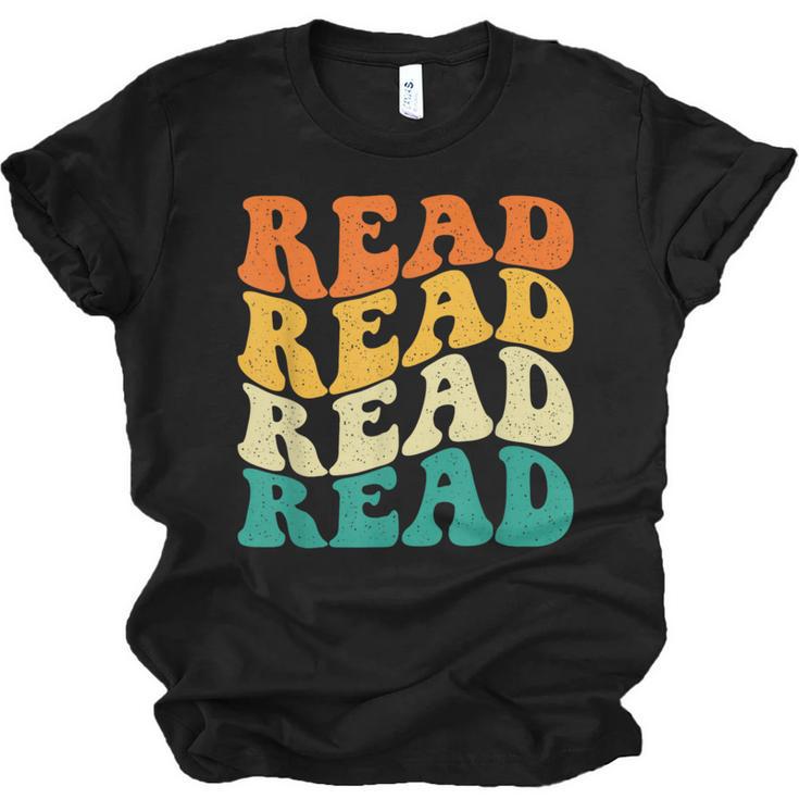 Read Read Read Read Book Lover Reading Bookworm Reader Unisex Jersey T-Shirt