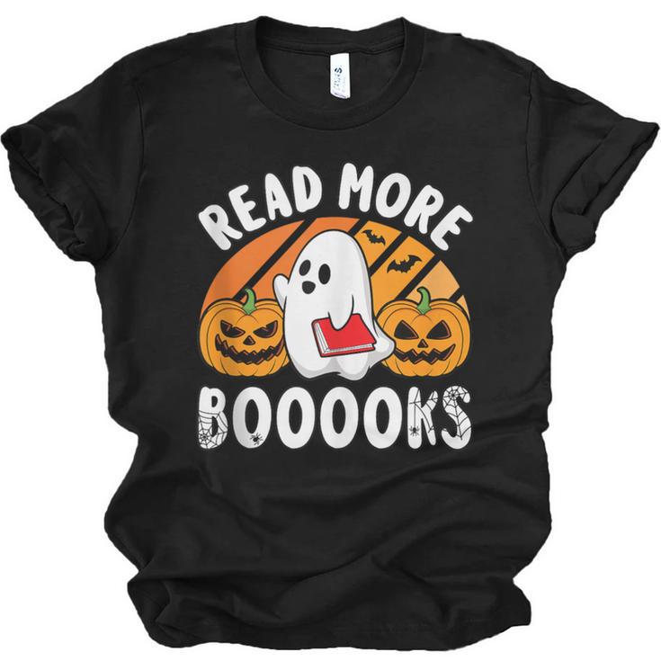 Read More Books Teacher Halloween Men Women Unisex Jersey T-Shirt