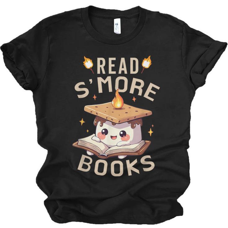 Read S'More Book Marshmallow Book Reading Lover Unisex Jersey T-Shirt