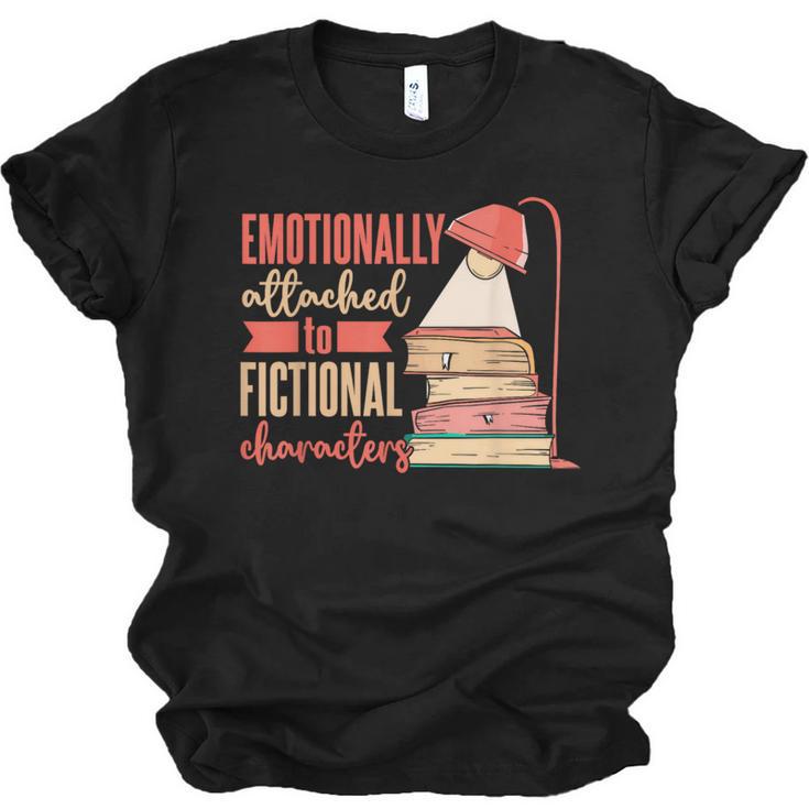 Reader Bookworm Fictional Character Reading Introvert Unisex Jersey T-Shirt