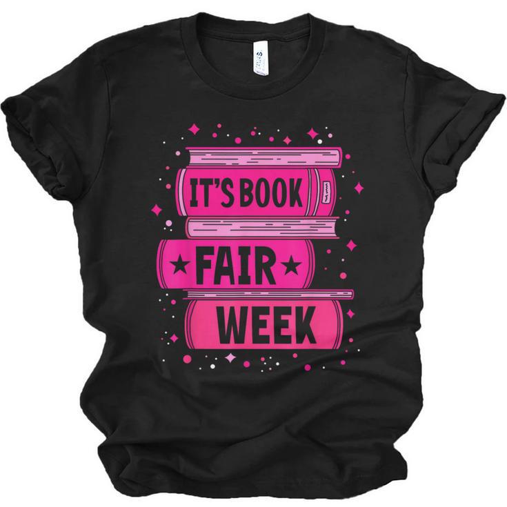 Reading Books Its Book Fair Week Unisex Jersey T-Shirt
