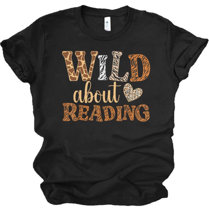 Reading Lover Wild About Reading Reading Books And Bookworm Unisex Jersey T-Shirt