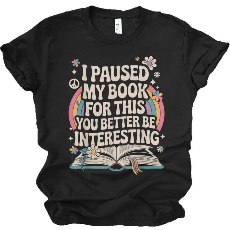 Reading Quote For Bookworm And Librarian Unisex Jersey T-Shirt